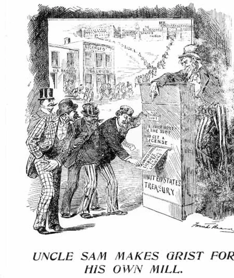 Uncle Sam makes grist for his own mill